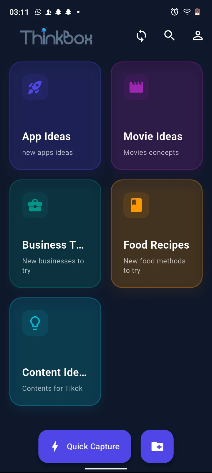 ThinkBox screenshot